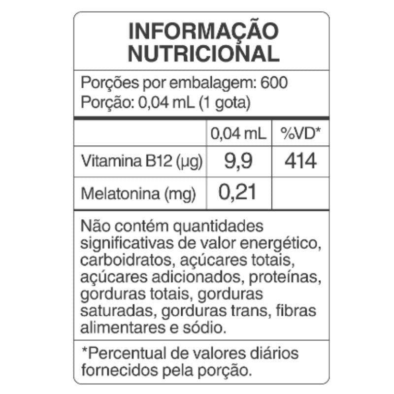 Melatonina Complex com Vitamina B12 30ml Cromo