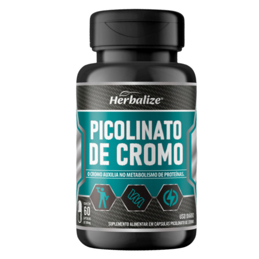 Picolinato de Cromo 60 cápsulas 500mg Herbalize