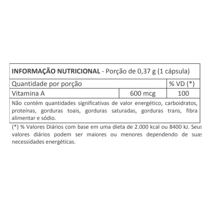 Vitta A 60 cápsulas 373mg HerboLab