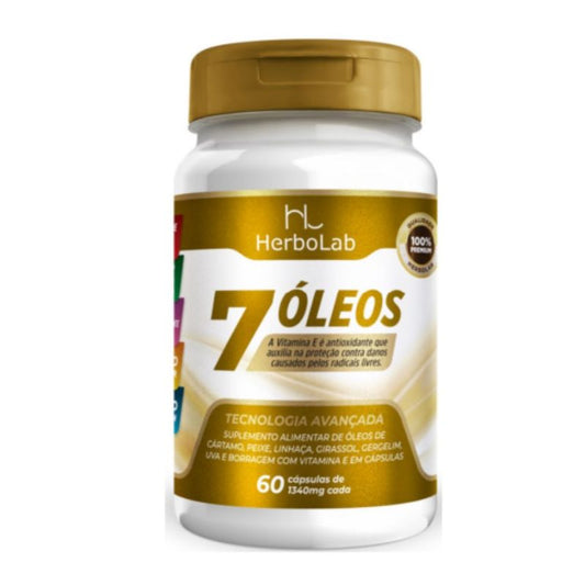 7 Óleos 60 cápsulas 1340mg HerboLab