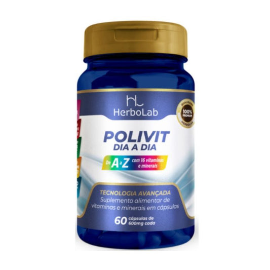 Polivit Dia a Dia de A-Z 60 cápsulas 600mg HerboLab