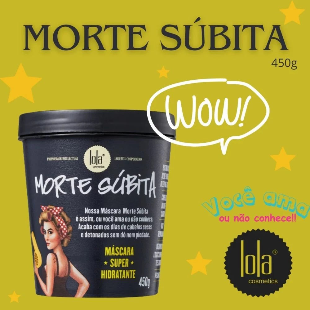 Máscara Capilar Morte Súbita Lola Cosmetics 450g Hidratação e Nutrição