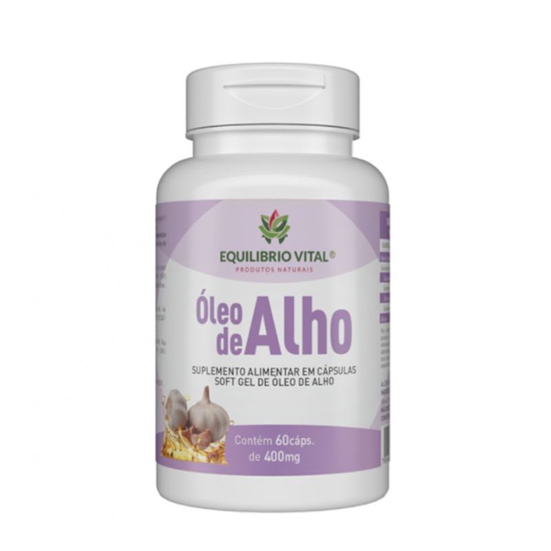 Óleo de Alho 400mg 60 cápsulas Equilíbrio