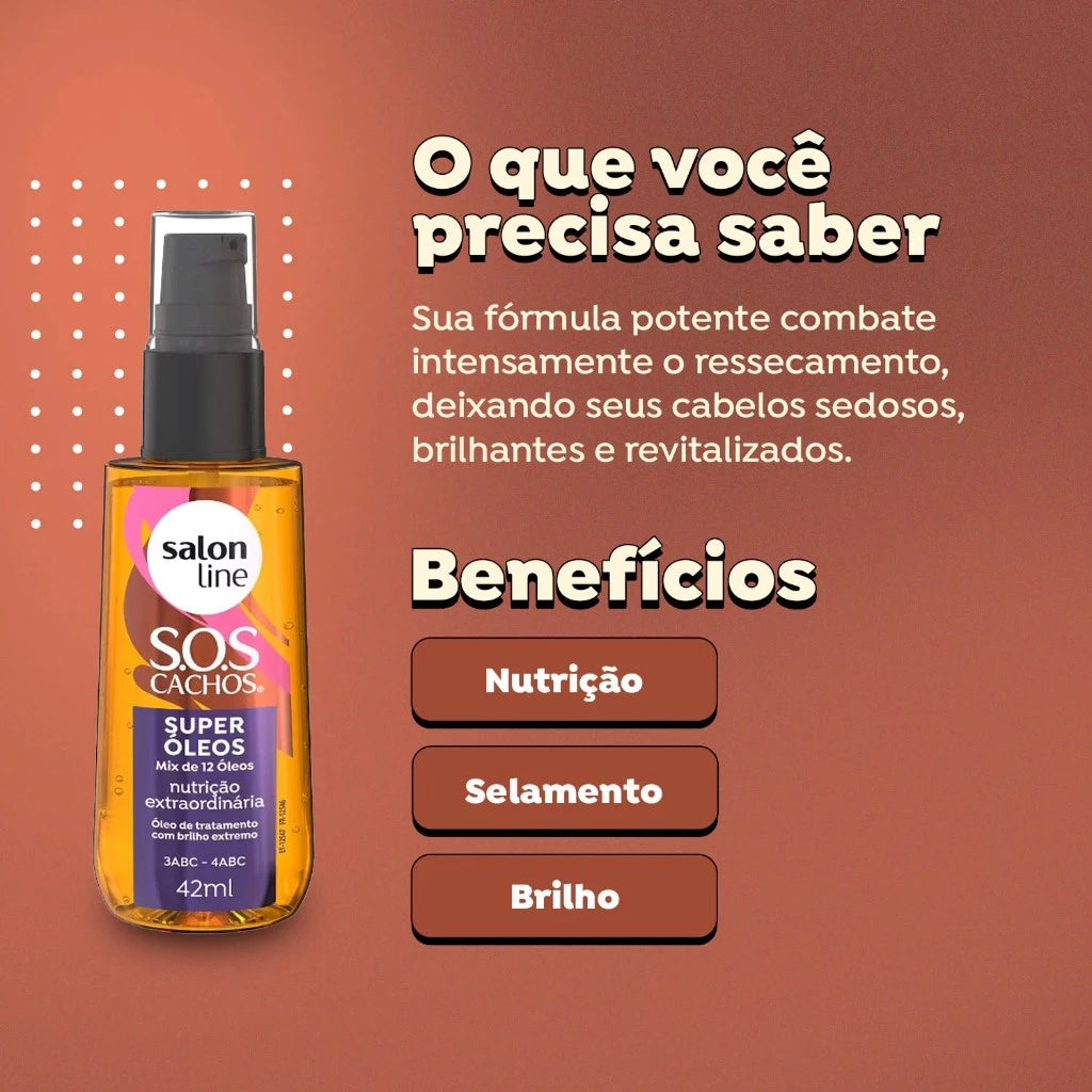 Óleo Sos Cachos Super Óleos 42ml